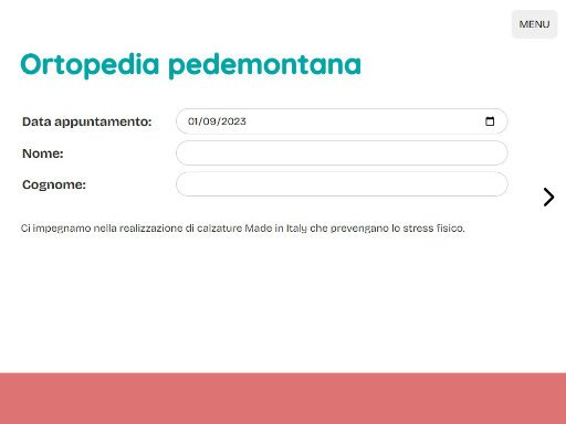 screenshot web-app vendita